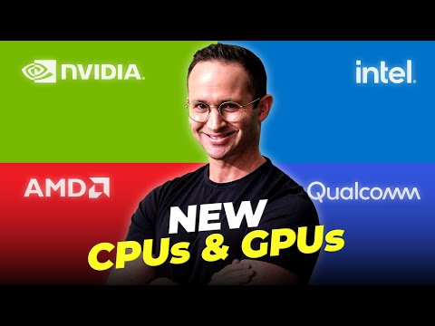 Intel, AMD, and Qualcomm CPUs & GPUs for 2025