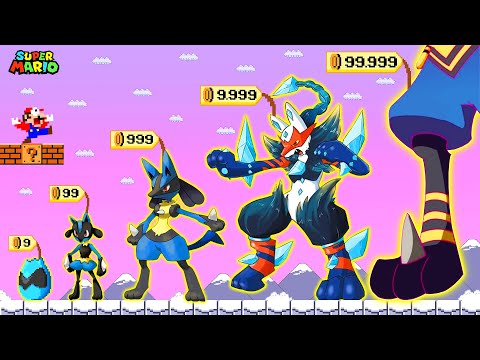 Mario and Pokemon., How All Sinnoh Pokemon Evolve in Super Mario Bros?