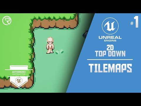 Unreal Engine 5 Tutorial - 2D Top Down Game Part 1: Tilemaps