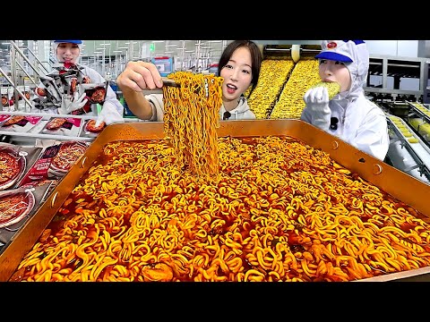 I Went to a Ramen Factory to Eat Noodles Fresh Off the Line🔥 Was It Better Than Usual? 🤔