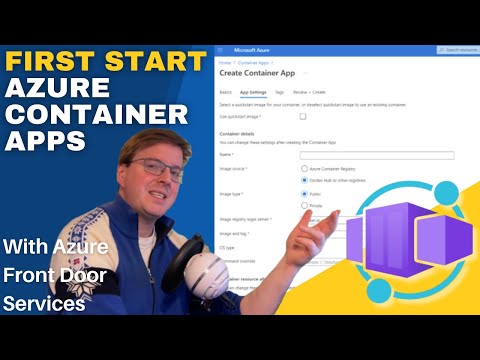 Azure Container Apps Docker Containers first deployment with Azure Front Door