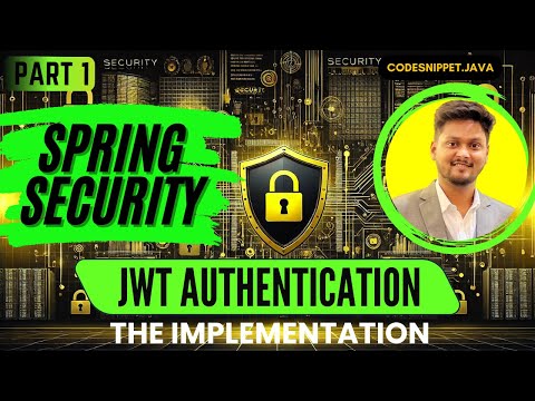 JWT Authentication Implementation in Spring Boot | Part 1 - Generate JWT Token via /authenticate API