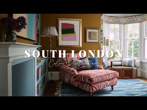 Tour This Stunning South London House | Bold Colours, Patterned Interiors & Timeless Design