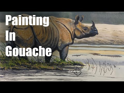 LIVE STREAM: Gouache Painting Demo