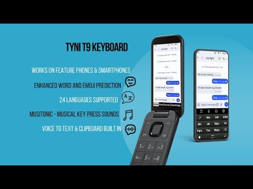 Tyni T9 Keyboard, app tutorial for Smartphones