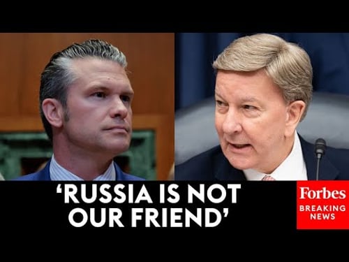 Mike Rogers Tells Sec. Pete Hegseth To His Face: 'Russia Must Be Stopped'