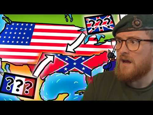 American Civil War from The European Perspective | Royal Marine Reacts!