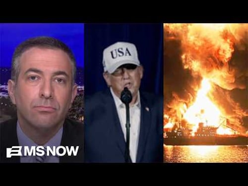 'HE BLEW IT': 'Warmonger' Trump FAILS to get allies after 'Going it Alone' - tankers burn