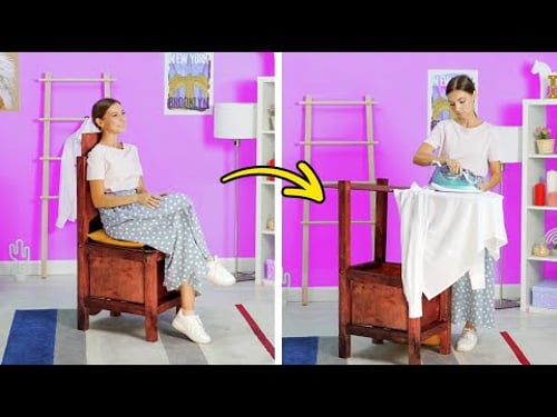 DIY Folding Furniture That’s Surprisingly Comfortable 😍🪑