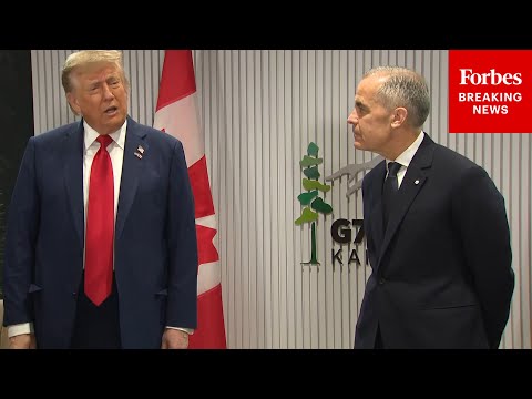 BREAKING NEWS: Trump Takes Several Questions From Reporters During Meeting With Canada's Carney | G7