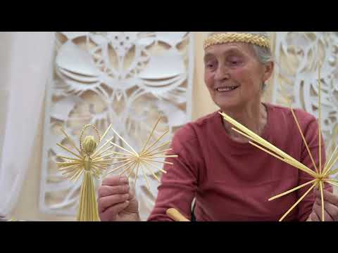 Майстер-клас з виготовлення різдвяного янгола з соломи від майстрині Валентини Якимович.