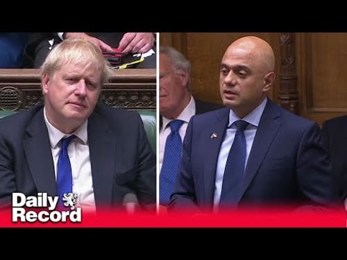 Sajid Javid delivers resignation statement to House of Commons
