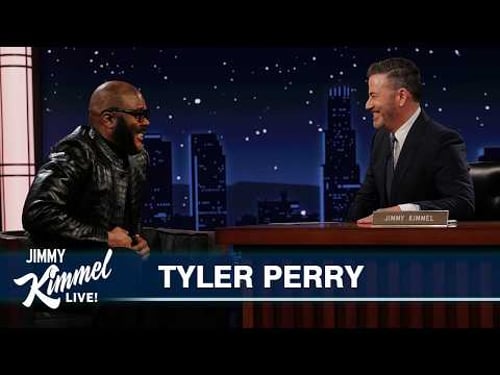 Tyler Perry on Jimmy Kimmel’s Movie Idea About Two Members of Our Audience & Joe’s College Road Trip