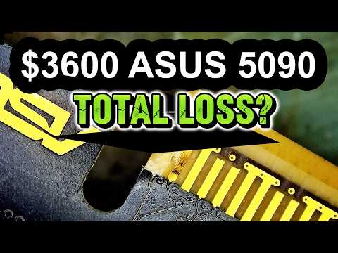 Fixing a $3600 ASUS Astral GPU That Fell and Broke after 1 Month.