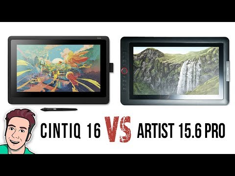 XP-Pen Artist 15.6 Pro vs Wacom Cintiq 16