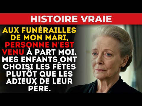 Aux Funérailles De Mon Mari, Personne N'Est Venu À Part Moi. Mes Enfants Ont Choisi Les Fêtes Plutôt