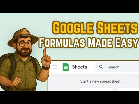 Intro to Formulas in Google Sheets π | Step-by-Step for Beginners | Chill Tech Walkthrough