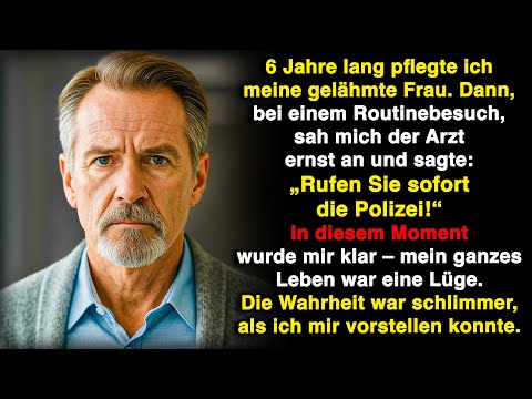 6 Jahre lang pflegte ich meine gelähmte Frau – bis der Arzt sagte: „Ruf sofort die Polizei!“