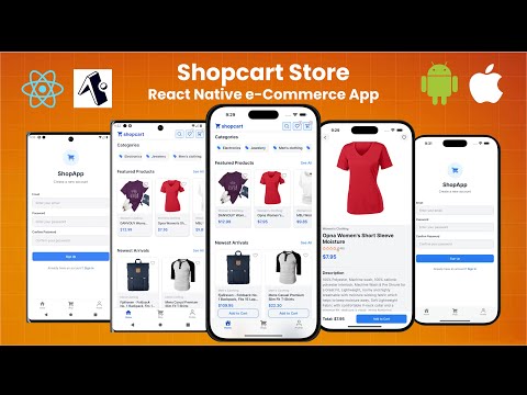 Build a Full Ecommerce App From Scratch: React Native, Expo, Supabase, Stripe || Part-1