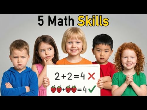 5 Math Skills Every Child Should Know Before Kindergarten