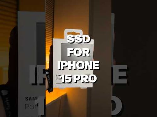 @Samsung SSD T7 for iPhone 15 Pro (2024) #iphone15pro