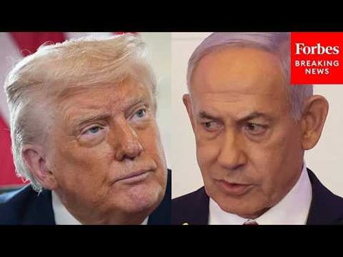 Trump Asked: 'Why Does Prime Minister Netanyahu Want You To Stop Negotiating With Iran?'