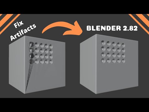 How to fix artifacts in Blender