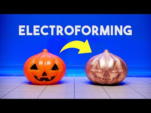 How to ELECTROFORM anything into METAL! #electroforming #electroplating
