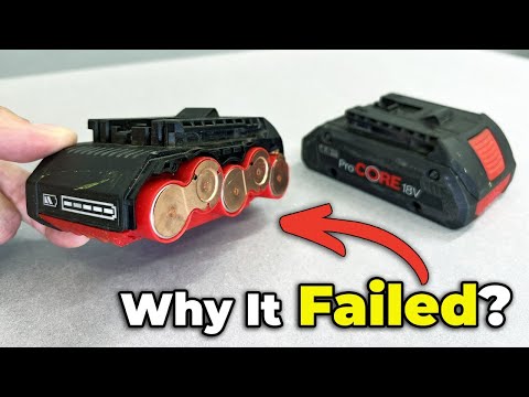 Faulty Bosch 18V ProCore Battery - Issues, Diagnose & Repair