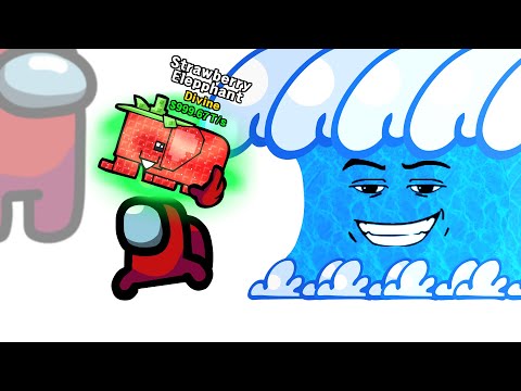 Mini Crewmate Kills Escape Tsunami For Brainrots Characters | Among Us