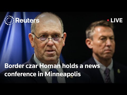LIVE: Border czar Homan holds a news conference in Minneapolis