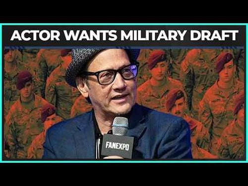 Actor Who Has Never Served Wants To Bring Back Military Draft
