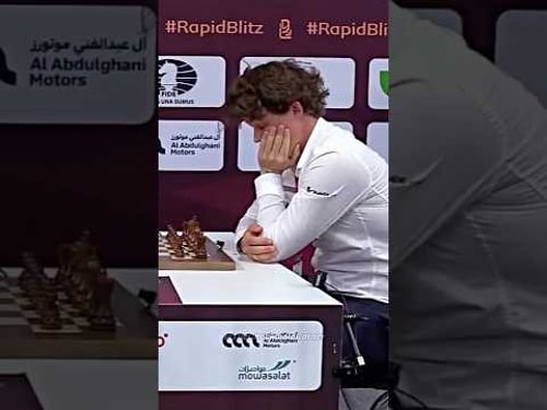 He trolled Magnus Carlsen😂 #chess #funny