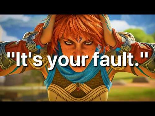 I'm sick of being blamed for failed games