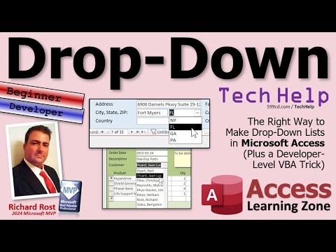 The Right Way to Make Drop-Down Lists in Microsoft Access - Plus a Developer-Level VBA Trick