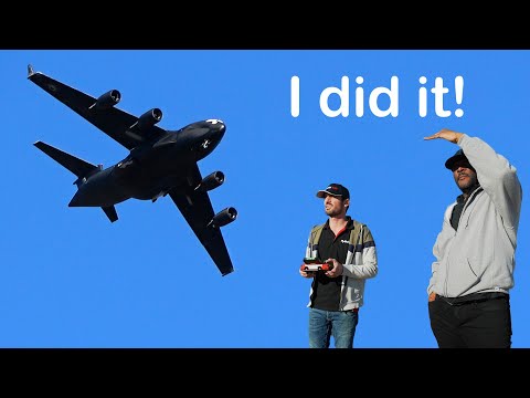 I flew the C-17 for the first time!