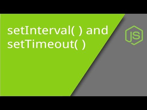 JavaScript Timers - setTimeout, setInterval, clearTimeout, and clearInterval