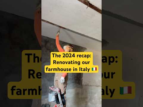 1 min timelapse of a full year of DIY renovation work at our previously abandoned farmhouse in Italy