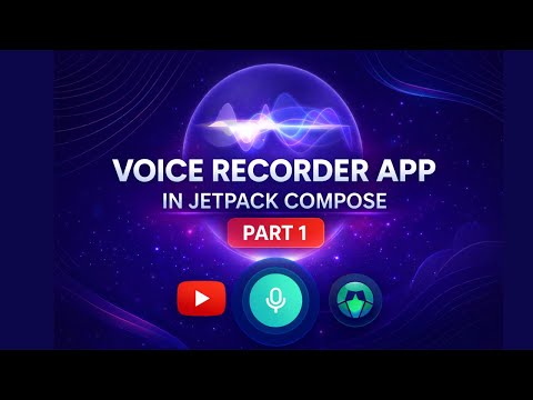 Build a Voice Recorder App in Jetpack Compose | Android Modern UI (Part 1)
