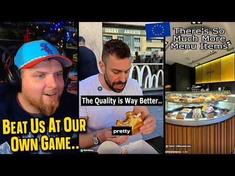 Americans Amazed by Fast Food Quality in Europe.. 🤯🎉🍽️