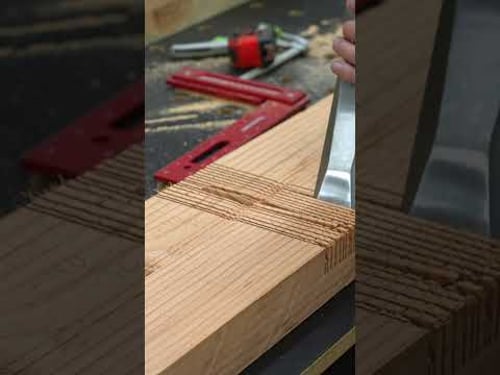 Cutting a Perfect Wood Notch