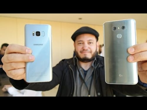 Samsung Galaxy S8 vs LG G6: Quick Comparison at Samsung Unpacked 2017 | Pocketnow