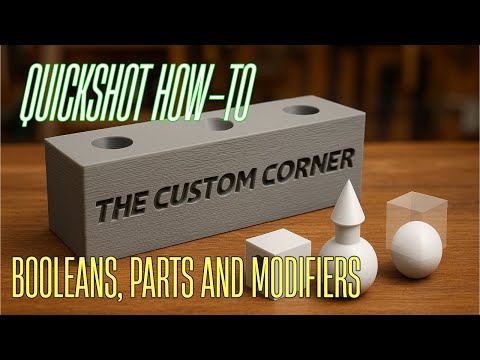 How to use Boolean Operators, Parts and Modifiers in Bambu Studio - Updated Full Tutorial