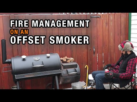 The RIGHT WAY to manage a fire on an offset smoker | Fire management on the Oklahoma Joes
