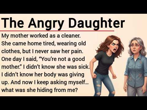 Learn English Through Story Level 3 | Graded Reader | Emotional English Story | The Angry Daughter
