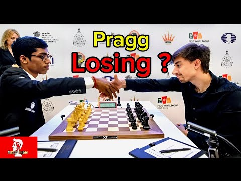 Daniil Dubov vs R. Praggnanandhaa | FIDE World Cup 2025, Round 4 Game 1