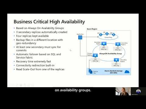Azure SQL Database High availability & Disaster recovery By Roberto Bustos & Emily Lisa