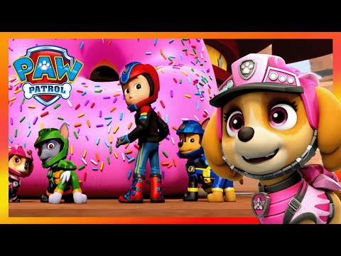 天啊! 誰在做巨無霸甜甜圈🍩 跟汪汪隊一起找出真相!😳 - PAW Patrol 汪汪隊立大功 - 兒童卡通