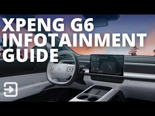 Xpeng G6 Infotainment Guide 2025 | System Walkthrough & Drivers Display