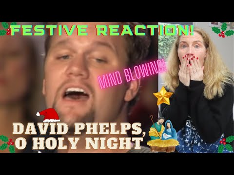 FESTVE REACTION! David Phelps, O Holy Night 🎄🙏🏻🌟 #FestiveReactions #David Phelps #ALittleMoreOfLisa